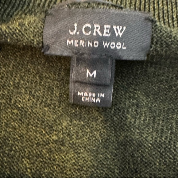 J. Crew Machine-washable merino wool-blend half-zip sweater - Picture 8 of 8